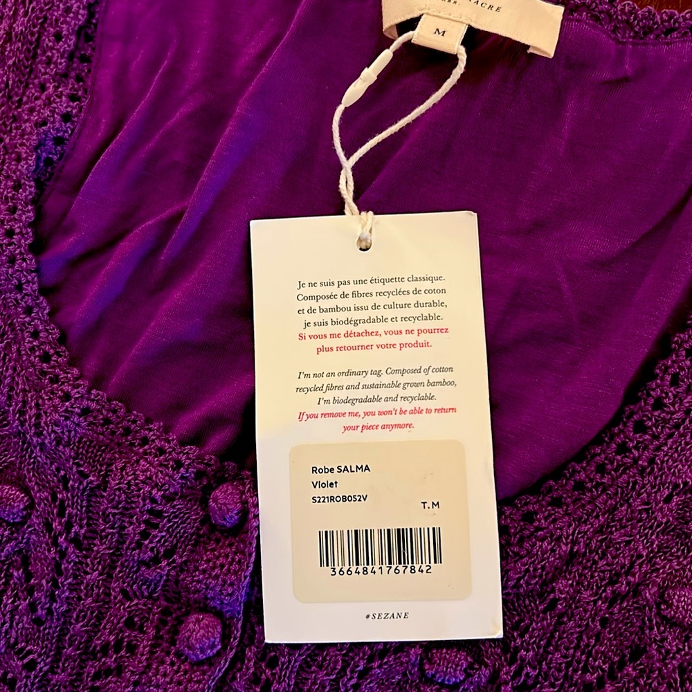 Sézane Salma dress 💜💜🫟🫟 - Picture 3 of 10